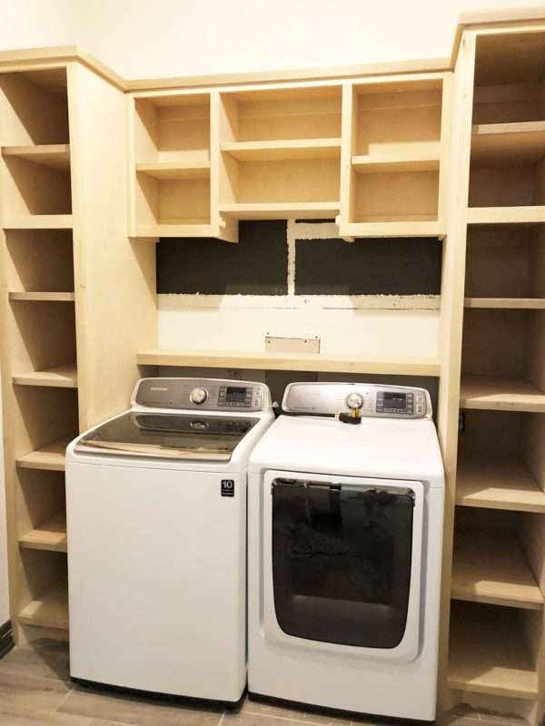 How To Design Built-In Cabinets For A Top Load Washer