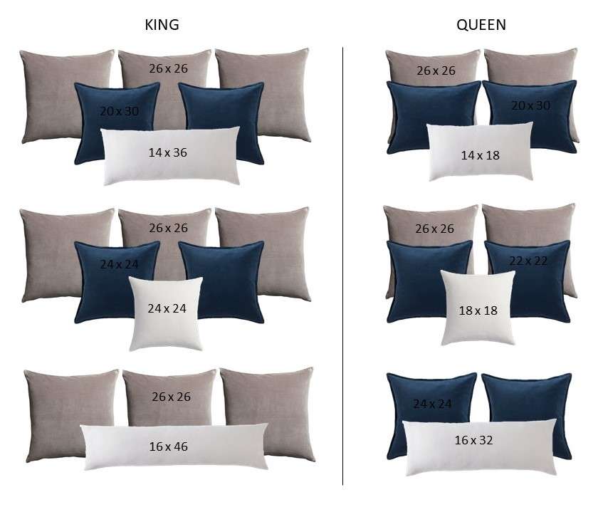 decorative bedroom pillows